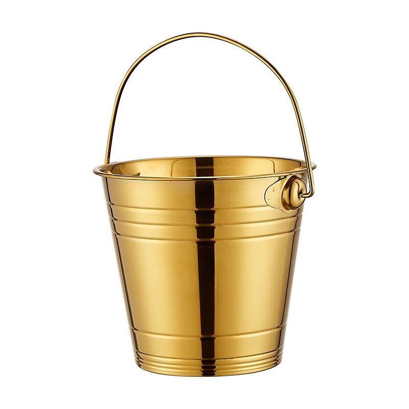 Shangqi Thickened Rose Gold Double Ring Ice Bucket