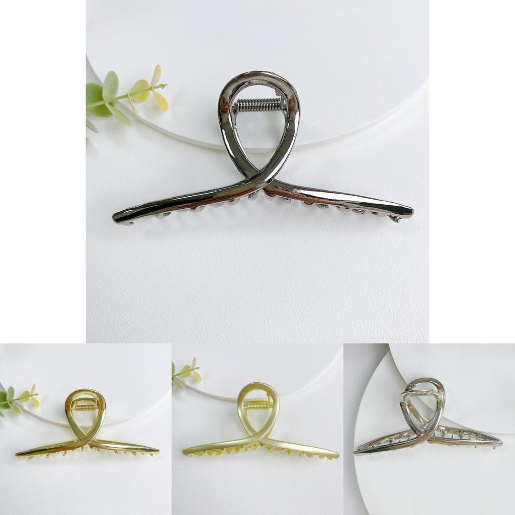 Premium Alloy Hair Claw Clip For Women In Gold Silver And Rose Gold Shades