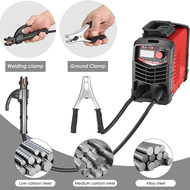 Portable Welding Machine Semi-automatic Working Arc Welders Direct Current Electric Welding Device Household Welders Equipment