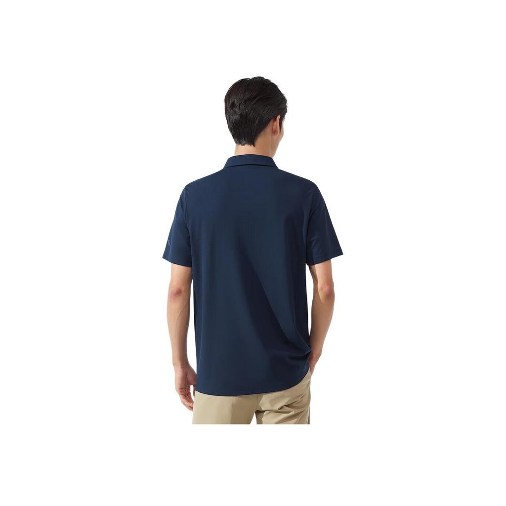 Anta Outdoor Sports Polo Shirt Men tops Deep-Sea-Blue 152427154-3
