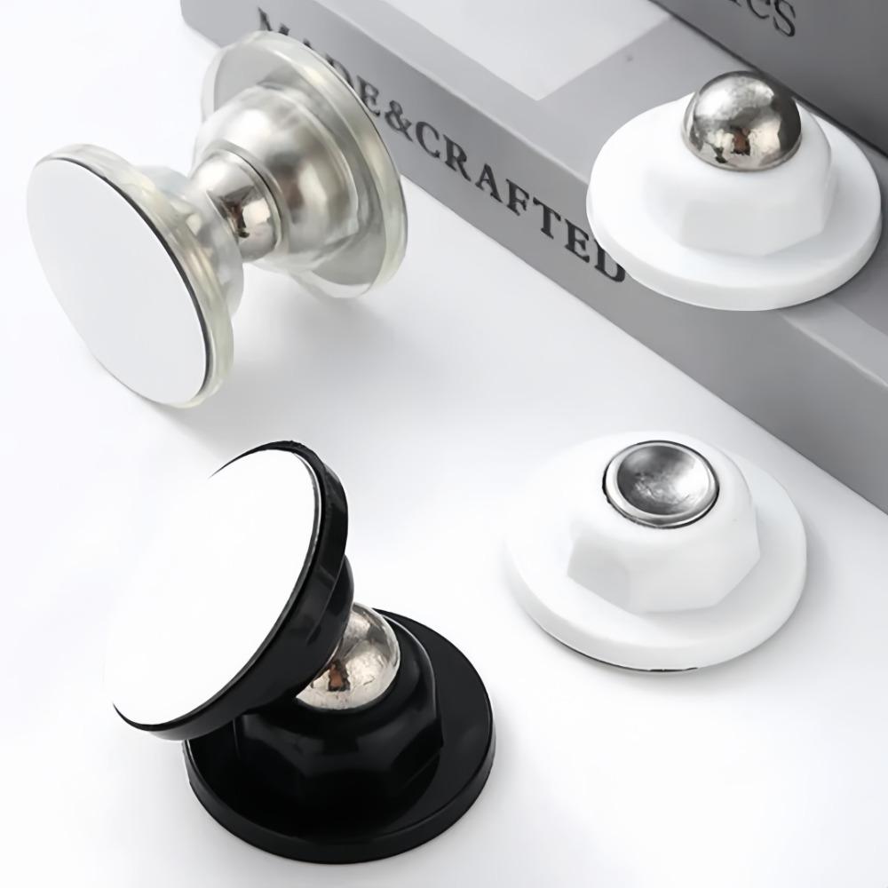 Silicone Non Perforated Door Suction Strong Magnetic Door Stopper Silent Anti-Collision Door Stopper  For Home Holder Hardware