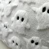 PV Plush Halloween Pillowcase Three-Dimensional Cartoon Embroidered Black and White Festival Decorative Pillow Cushion Cover