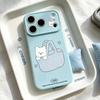 Blue Bag Dog Phone Case for Apple iPhone 16/17Pro - New Model, Drop-proof, Protective Cover for 15PRO