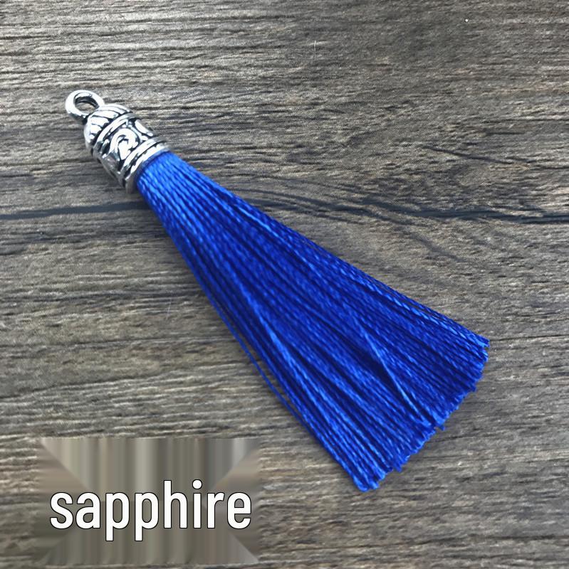 6CM Metal Cap Tassel Pendant for DIY Jewelry, Bag, Earrings & Clothing Accessories