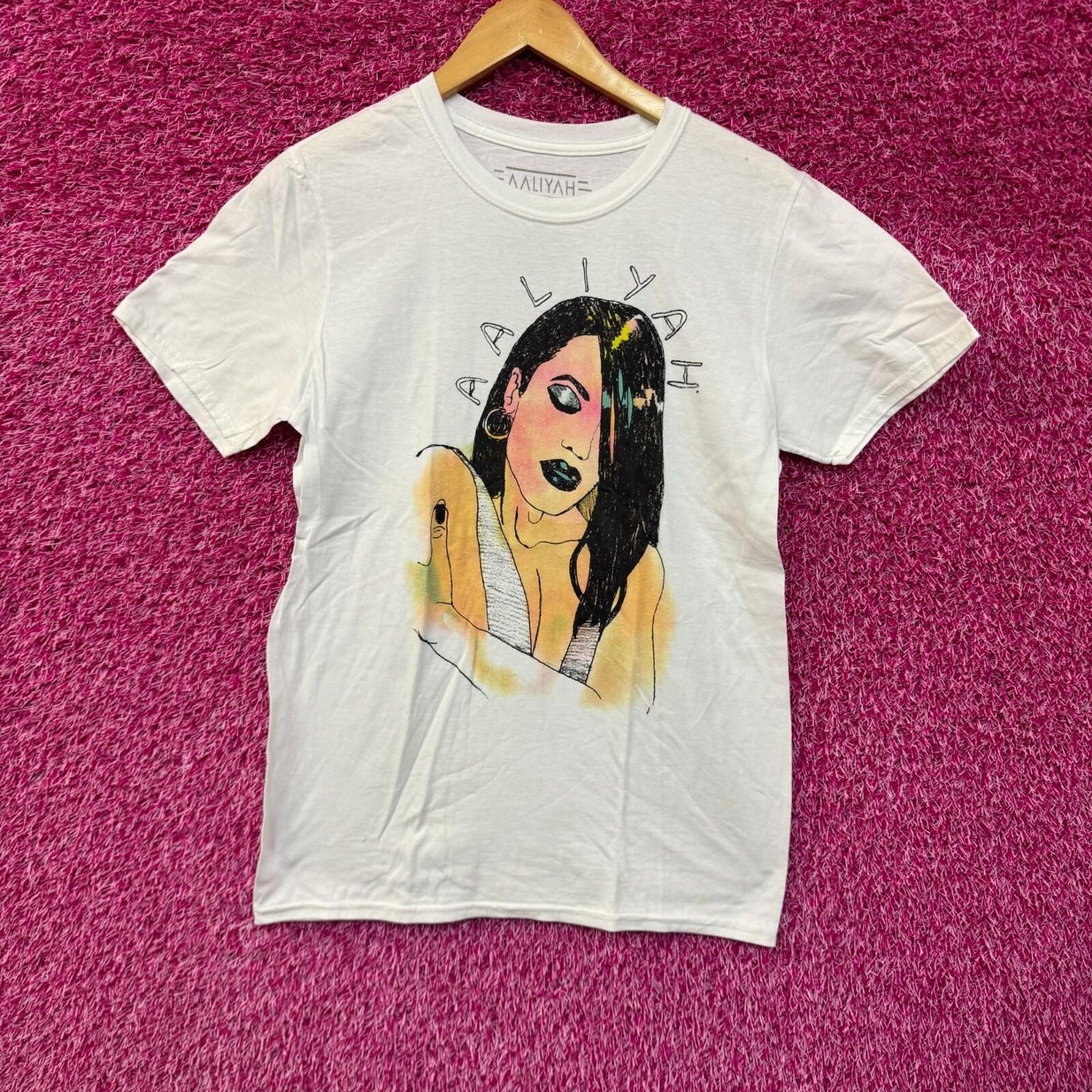 Aaliyah Airbrush Queen of Urban Pop Self-titled Album shirt size small S