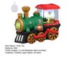 Kids Electric Locomotive Train Retro Colorful Light Music Children Spray Steam