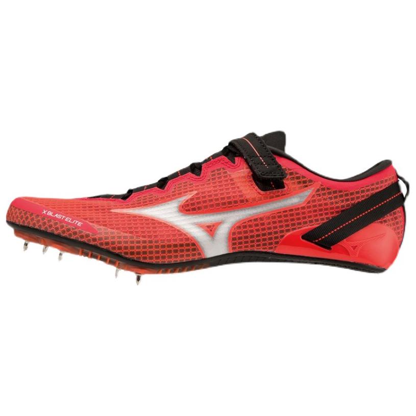 Mizuno X Blast Elite Unisex Track Sprint Spikes Fiery Coral/White/Black U1GA230202 38.5