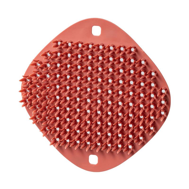 1PCS Silicone Fruit and Vegetable Cleaning Brush Dishwashing Brush Household Kitchen Decontamination Not Easy To Stick Oil Scouring Pad Pot Brush