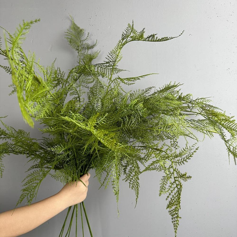 Large Artificial Fern Plant Branches Real Touch Realistic Boston Fern Leaves Handmade Elegant Artificial Asparagus Fern