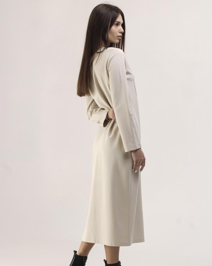 Klänning med långa ärmar Mira Mia 246080 36 milky