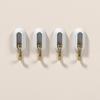 4Pcs Multi-Purpose Hooks Non-Perforated Hook Home Hook Strong Adhesive Wall Hanging Wall Load-Bearing Non-Marking Hook Wall