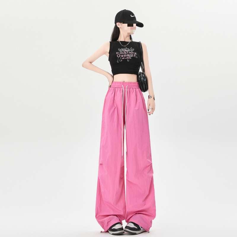 

Purple Dopamine Quick-Dry Korean Paratrooper Cargo Pants - Women s Casual Spring/Summer Style Small