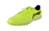 Li Ning TF Turf Cushioning Slip Resistant Abrasion Resistant Soccer Shoes Men's Neon Green YSTU003-4
