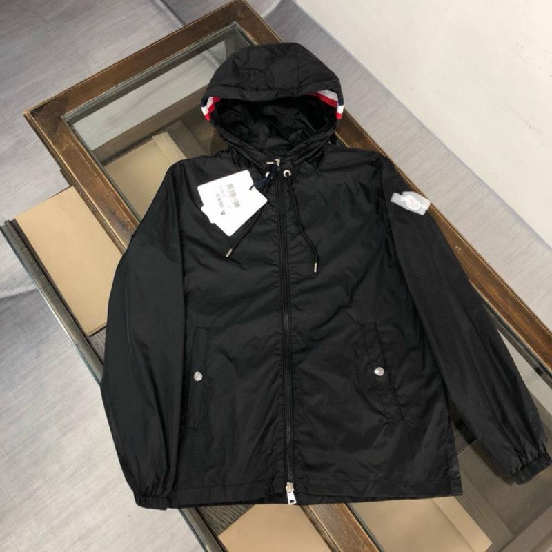 Men's French Style 2025 Autumn Quick-Dry Hooded Polyester Sun Protection Outdoor Jacket