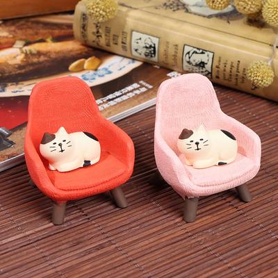 Simulation Small Sofa Stool Chair Furniture Model Toys for Simulation Dollhouse Furniture Toys Dollhouse Miniature Ornaments