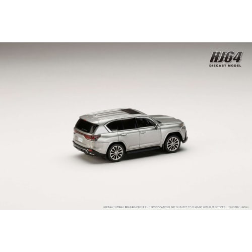 HJ64 1/64 Scale LEXUS LX600 F Sport Sonic Titanium Finished Product