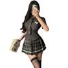 Sexy sexy campus jk student outfit pure desire high sense open uniform seduction female