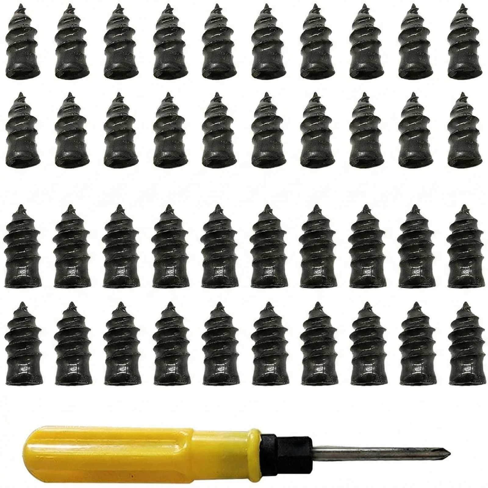 

Tire Nails Kit For Car/Motorcycle/Truck Fast Self-Service Tire Tools, Screw In Tire Plugs With Box And Screwdriver One Size