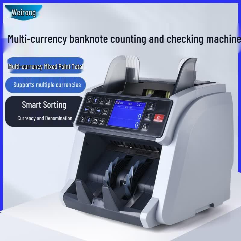 Weirong WR-M998 Multi-Currency Banknote Counter and Sorter CN plug (adapter included)