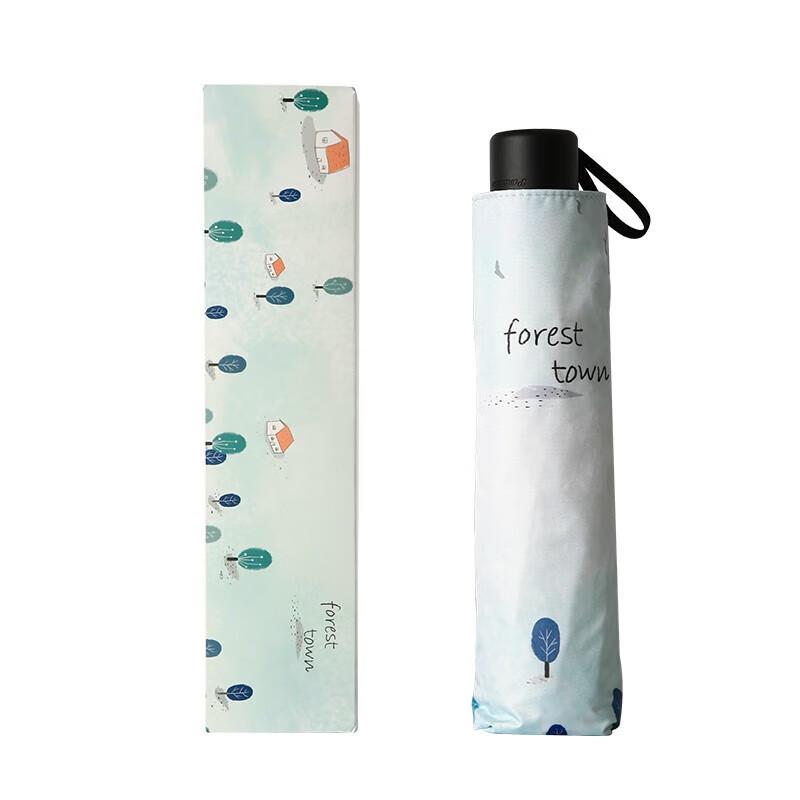 Paradise Blackout UV Protection Folding Umbrella
