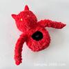 Roblox Scary Baboon Plush Red Fluffy Hollow Body Cute Horned Soft Stuffed Animal Peripheral Birthday Gift Toy For Children