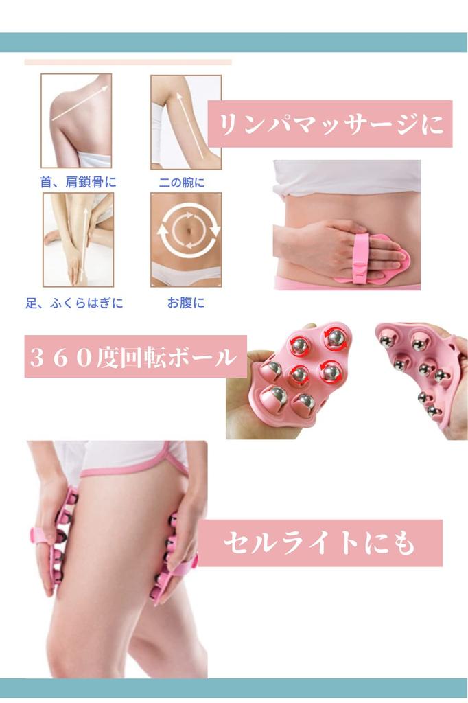 ARROWWAY Massage Lymph Cellulite Cellulite Roller Roller, Massage, Removal, Massage, Calf, Legs, Feet, Stomach, Thighs, Slimming, Bath,