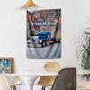 Kw Heavy Trucks Custom Your Name Wall Decor Tapestry Art For Pet Memorial Birthdaywedding Party Backdrop Family Gift