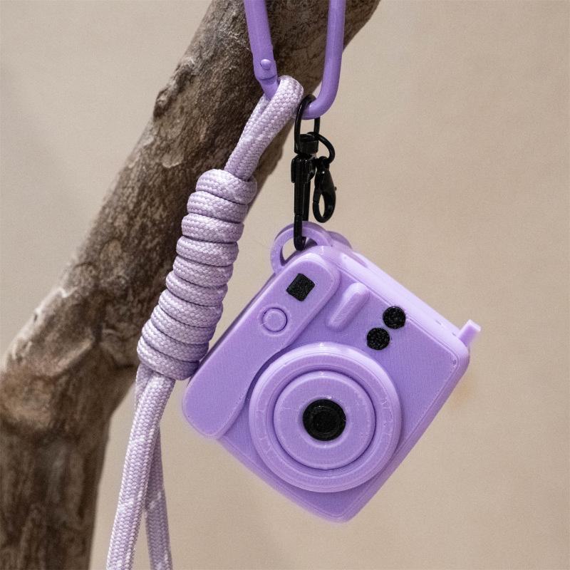 Holds Photos Camera Keychain Mini 1-Inch Photos Key Ring Decorative Pendant Decorative Lightweight Stress Relief Keychain Gift