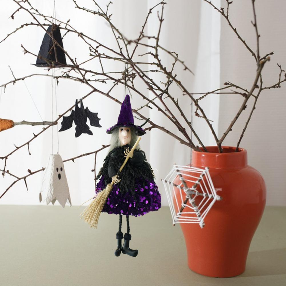 Halloween Corner Decoration Halloween Desk Decor Spooky Halloween Witch Hanging Decoration for Garden Yard Haunted House