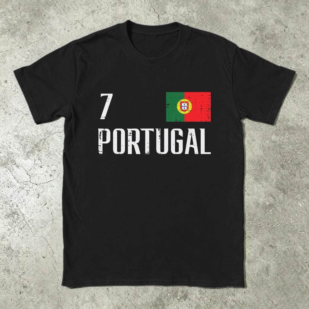 Portugal Portuguese T Shirt Summer  Popular T Shirts Male Cotton O Neck 4XL 5XL 6XL Tees Short Sleeves Streetwear Tops