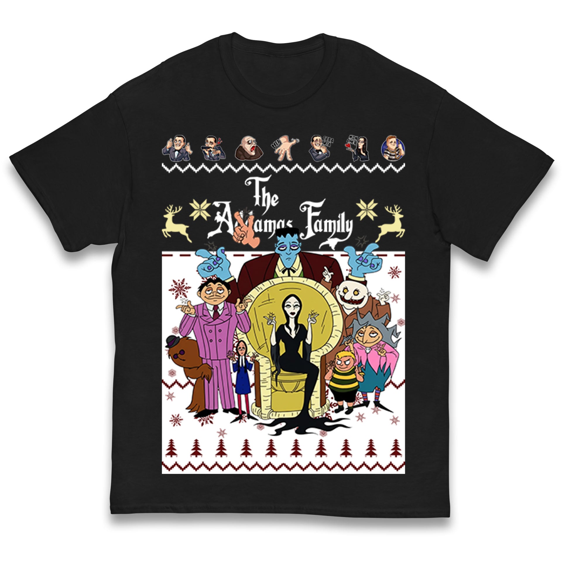 The Addams Family Christmas Kids T Shirt 130