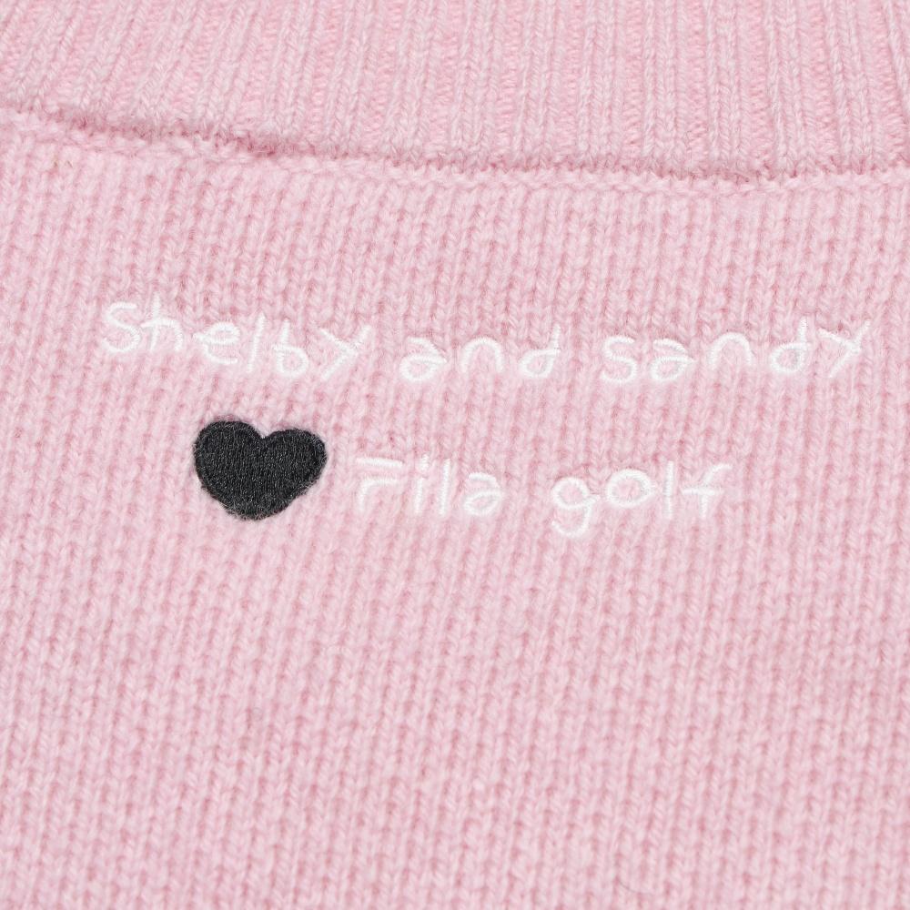 FILA x Shelby And Sandy Golf Sweater Unisex Pink A11U545402FPK