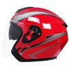 3/4 Helmet Double Lens Half Helmet Electric Car Helmet Men and Women Four Seasons Universal Riding Safety Helmet