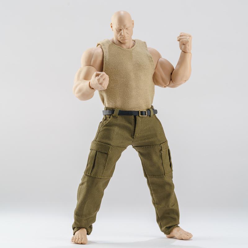 En Stock 1/12 Traje Táctico Fuerte Masculino Verde Militar/Negro Chaleco Ajustado Bolsillo Pantalones de Trabajo para Figura de Acción de 6" WWE C4 Adam MUFF