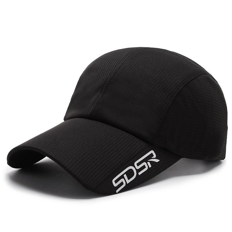 Polyester Summer Mesh Baseball Cap With Sun Protection For Outdoor Activities