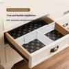 5Pcs Adjustable Expandable Plastic Drawer Divider Set No Drill For Deep Shallow Drawers Underwear Kitchen Storage