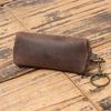 Anti-lost Men Key Ring Pouch Thin Car Key Bag Small Hanging Pouch Mini Leather Coin Purse  Shopping