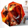 1pc The Lion King Fully Automatic Folding Portable Umbrella, 8 Steel Frames, Three-Fold Design, Suitable for All Seasons, Suitable for Outdo
