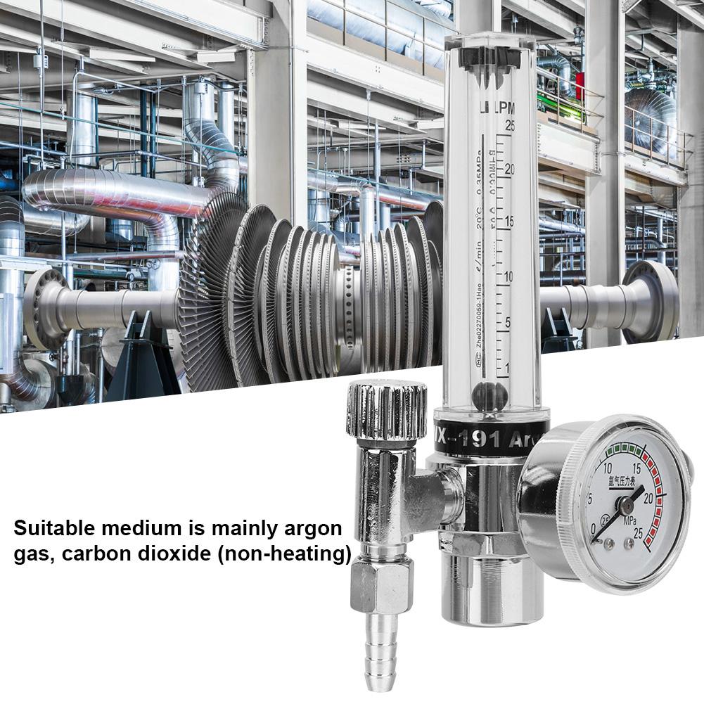 Reductor de Presiune Gaz Argon Manometru Gaz Argon Ieșire Filet Masculin G5814 (CGA540)