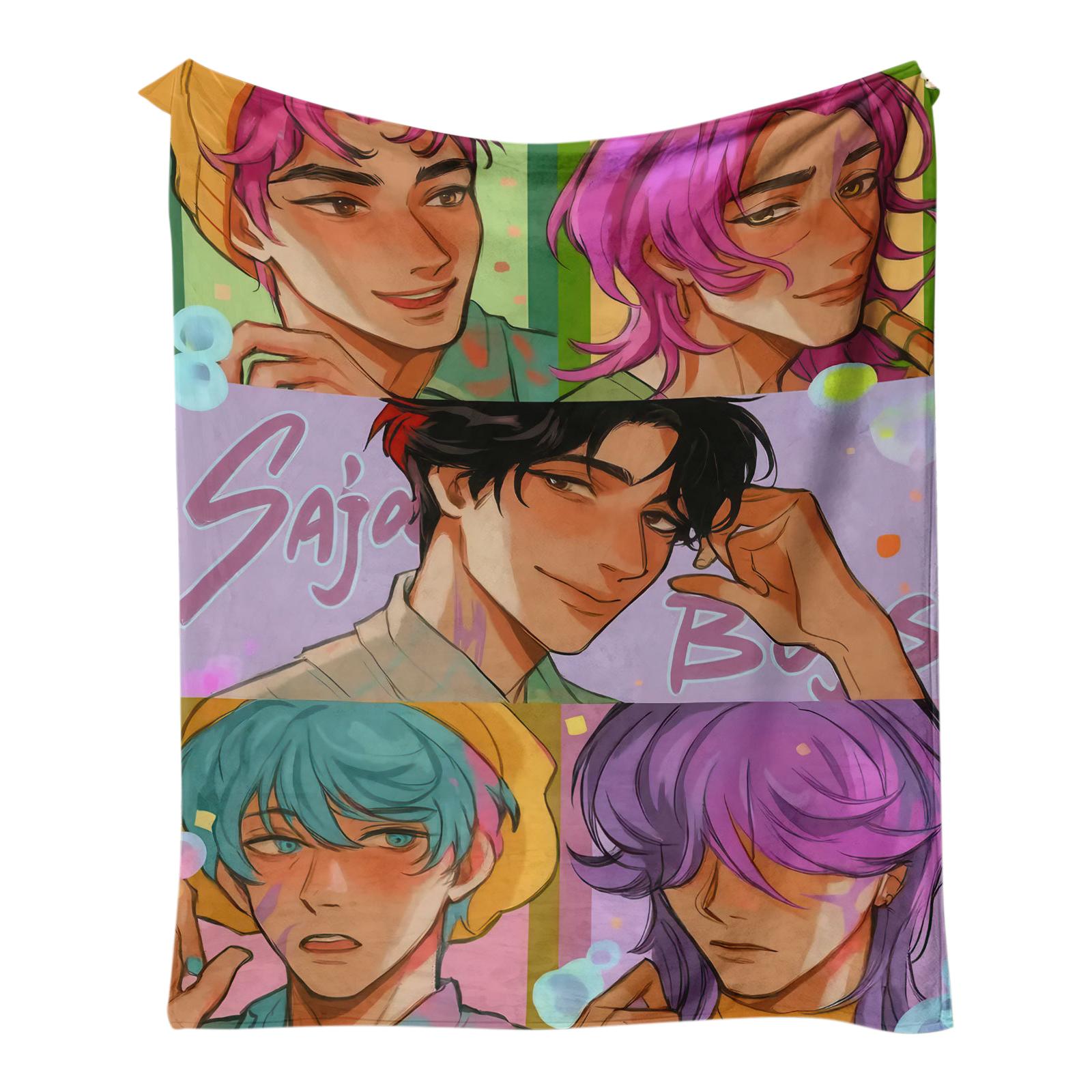 

150*130cm Anime Peripheral Printed Warm Blanket One Size