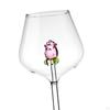Rose Wine Glasses Beverage Cups Wedding Cocktail Glass for Home Events 300ml