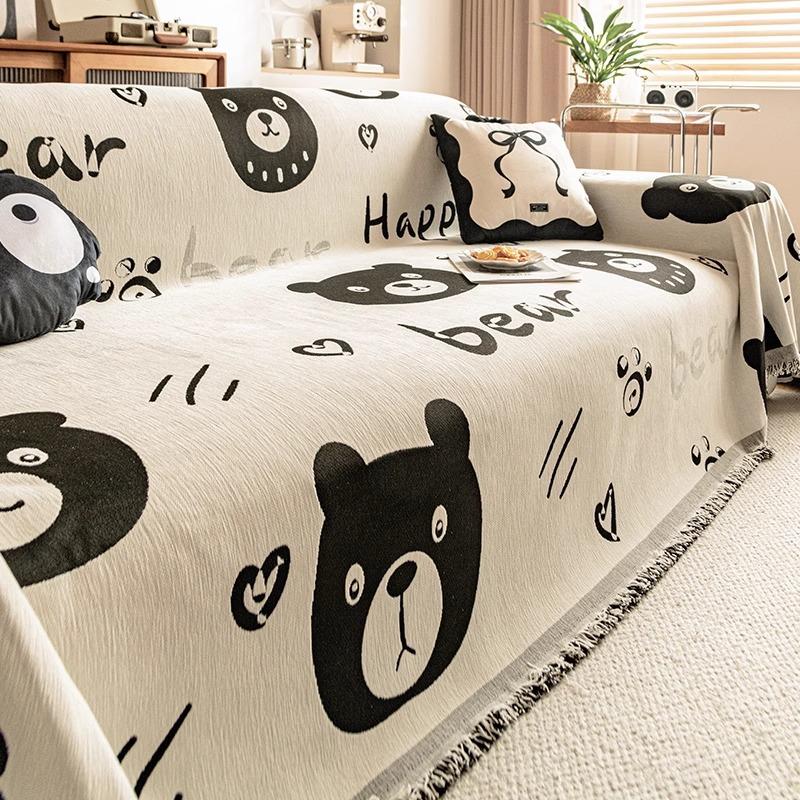 2025 New Simple Sofa Towel Chenille Anti-cat Scratch Sofa Cover Four Seasons Universal Cover Sofa Blanket