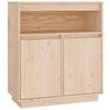 814384 vidaXL Buffet 70x34x80 Cm Solid Pine Wood
