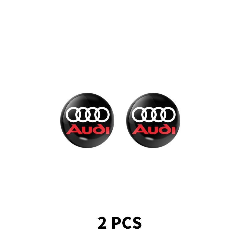 3D Car Interior Decorative Stickers Key Badge Steering Wheel Decoration Stickers For Audi A1 A2 A3 A4 A5 A6 A7 A8 Q1 Q2 Q3 Q4 Q5 Q6 Q7 Q8 B5