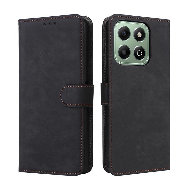 Compatible Honor X6B 4G Leather Case with Card Holder, Stand, Lanyard, and Wallet Functionality.
