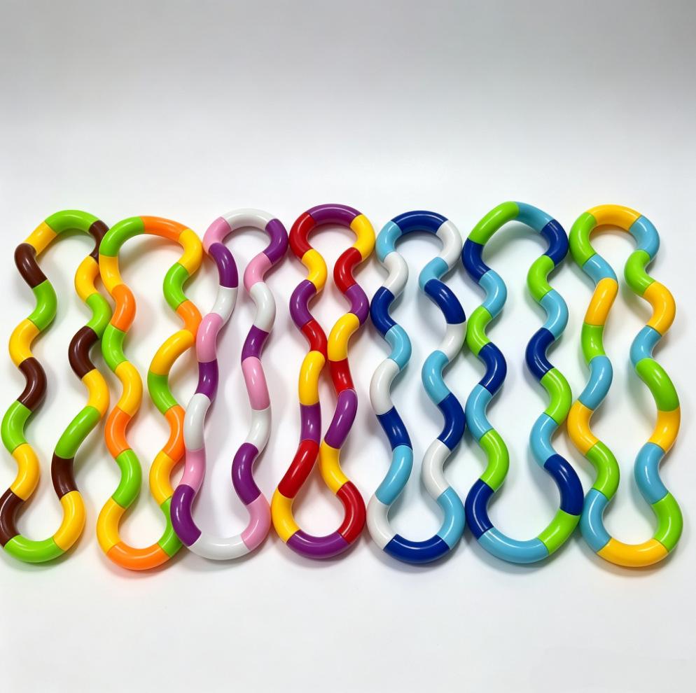 Twist & Lock Temperature-Sensitive Color-Changing Crystal Stress Relief Rope Toy