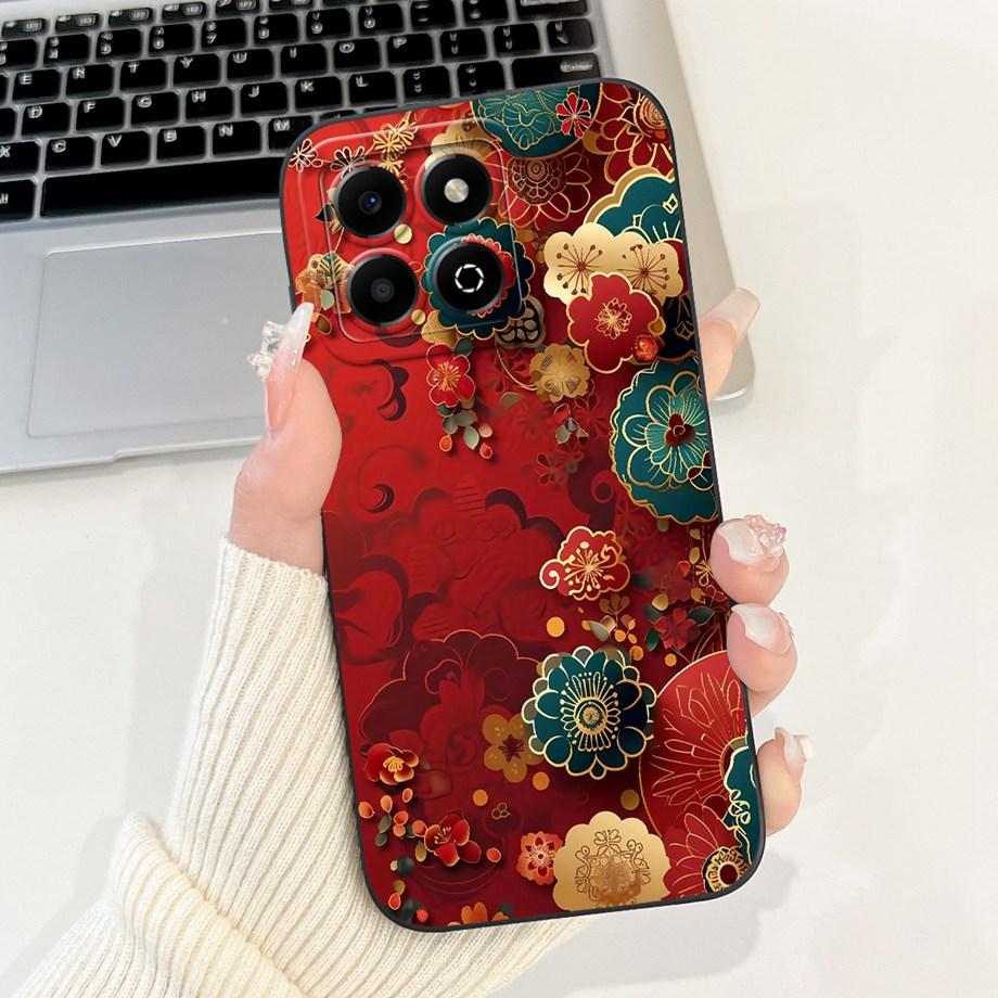 Case For Huawei Honor X6a X6b X6a Plus Phone Case For Honor X6 X6s 4G Soft Silicone Funda Women Fashion Flower Printed Cover