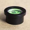 Round Spirit Level with Black Base and Green Bubble