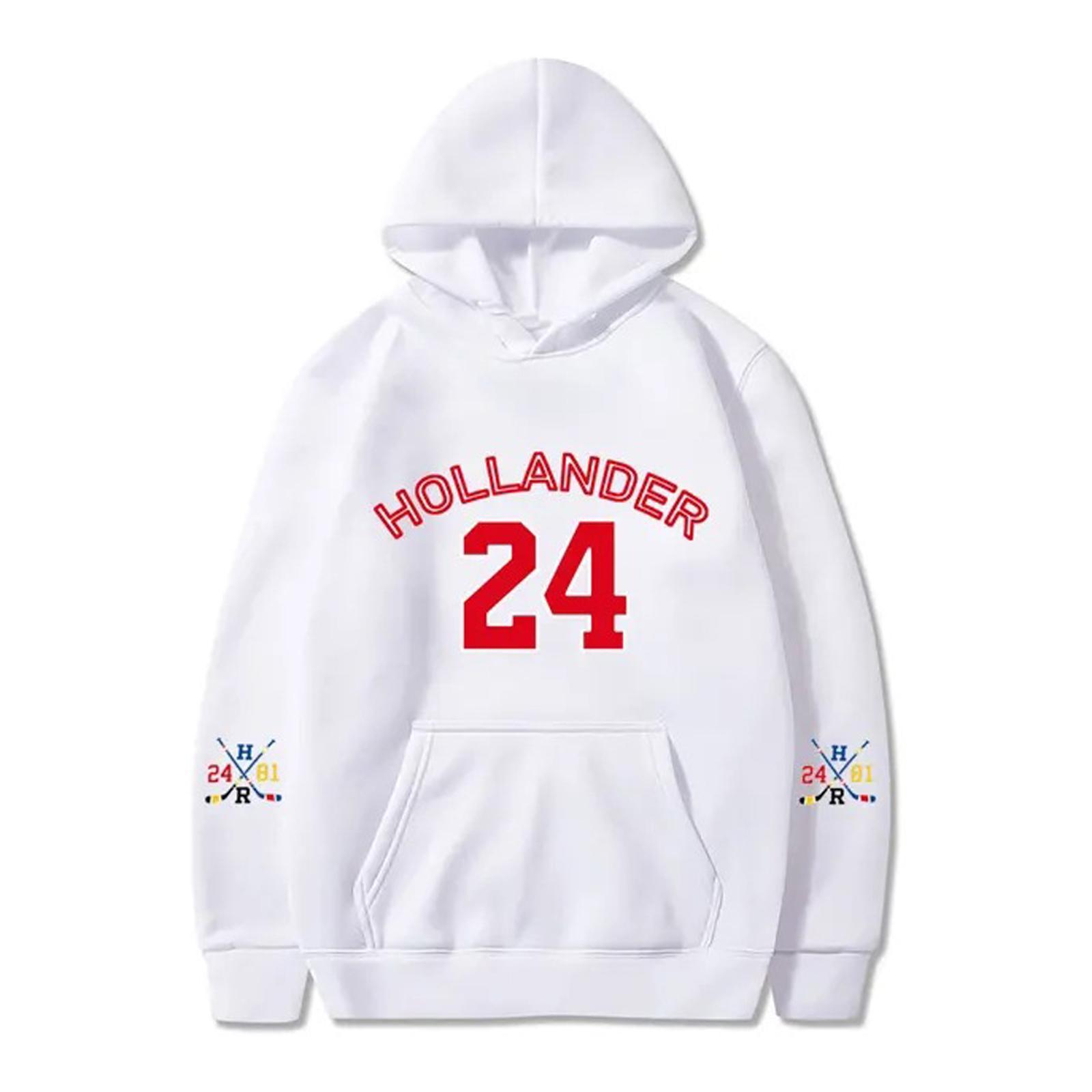 

Women s Casual Printed Neck Hooded Sweatshirt XXL білий