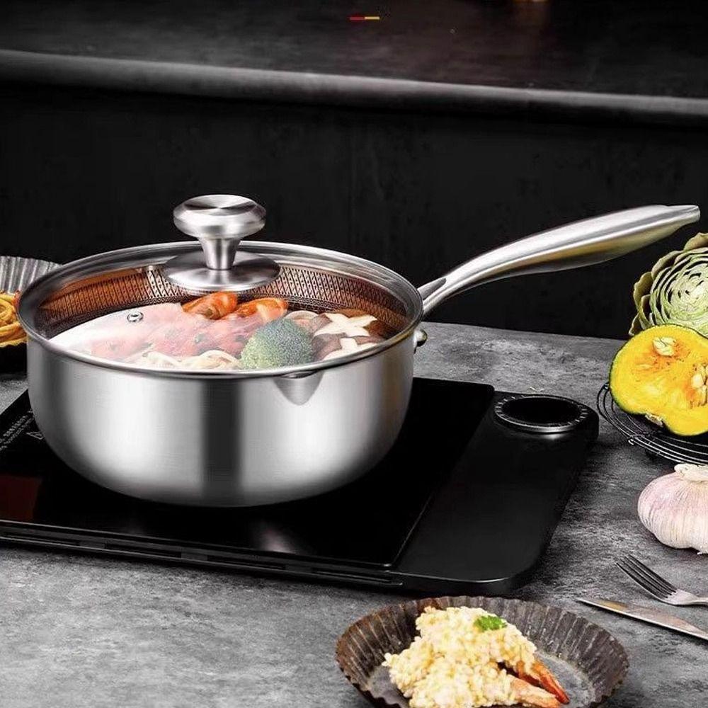 Versatile Fryer Pan Japanese Style Saucepan Kitchen Utensils Milk Pot  Home